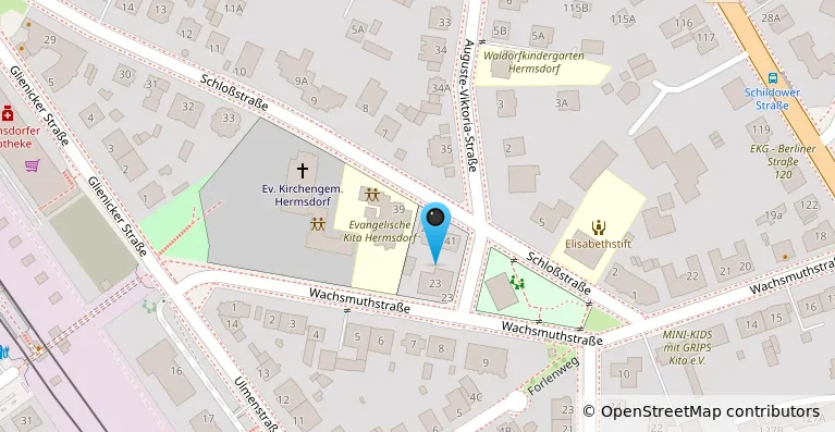 Anfahrtsskizze von OpenStreetMap